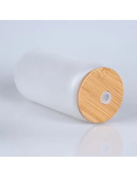 Vasos Empavonados Sublimación 16oz 500ml Tapa Bambú Y Caja