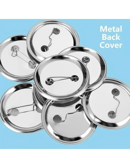 Pack de 100 Chapitas Metálicas de 58mm