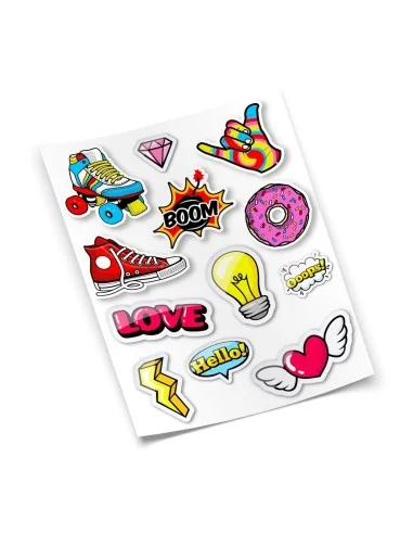 Papel de Sublimación Sticker 50 hojas A4 acabado Glossy