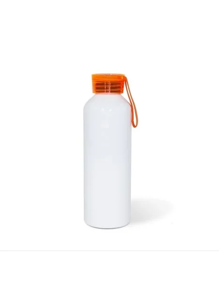 Pack de 12 Botellas Sport Par Sublimación 750ml Tapa Color Naranja