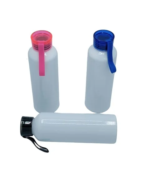 Pack de 12 Botellas Sport Par Sublimación 750ml Tapa Color Naranja