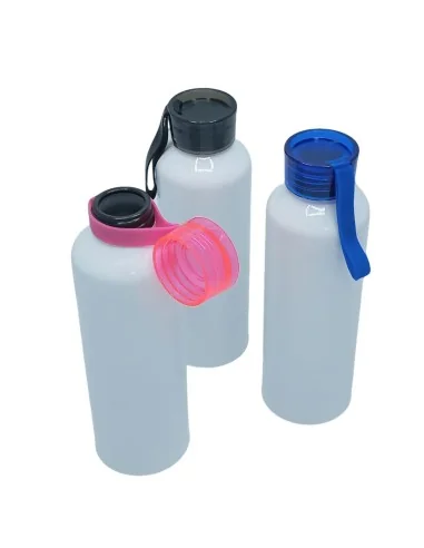 Pack de 12 Botellas Sport Par Sublimación 750ml Tapa Color Naranja