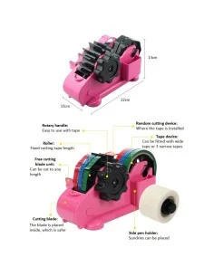 Dispensador De Cinta Térmica Cinta De Transferencia Térmica Rosa 2