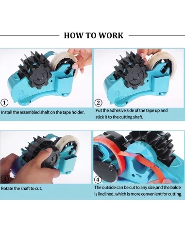 Dispensador De Cinta Térmica Cinta De Transferencia Térmica Azul