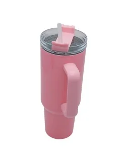 Tazón Térmico Tumbler 40oz Inoxidable Frio Y Calor Entero Rosa