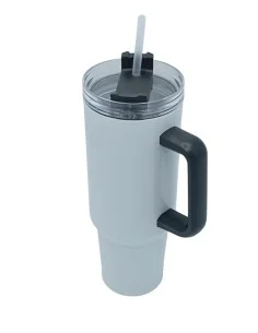 Tazón Térmico Tumbler 40oz Inoxidable Frio Y Calor Asa Negra