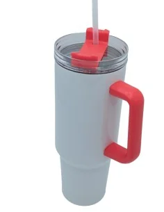 Tazón Térmico Tumbler 40oz Inoxidable Frio Y Calor Asa Roja