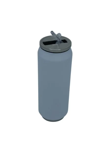 Botella Lata Térmica Acero Inox500ml Sublimación Blanca