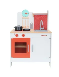 Cocina De Juguete Multifunción + Accesorios 90x60x30Cm TopBright