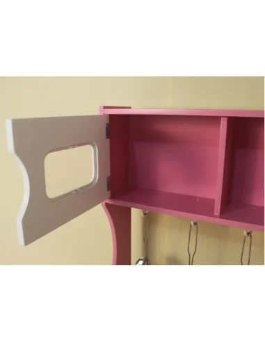 Cocina De Juguete Multifunción + Accesorios 90x60x30Cm Kiddi Verde