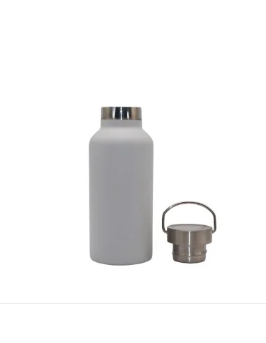 Botella de Aluminio Sublimacion 500ml Tapa con Mango Blanca