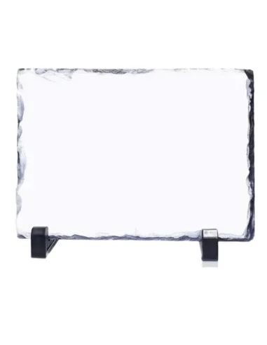 Roca Cuadrado Mate Sublimable 15x29cm con Cajita y Soportes