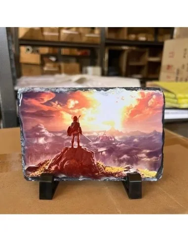 Roca Cuadrado Mate Sublimable 15x29cm con Cajita y Soportes