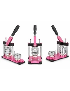 Maquina de Chapitas + Matriz de 58 mm Rosada 2