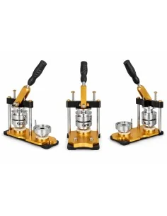 Maquina de Chapitas + Matriz de 58 mm Dorada 2