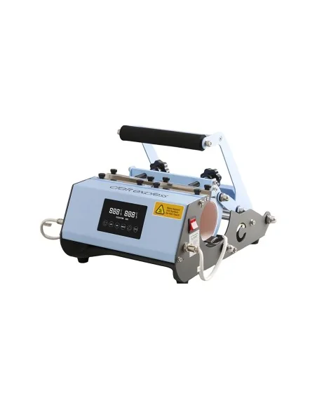 Maquina Estampadora De Tazones Dos Estaciones Express 2 en 1 11oz Azul