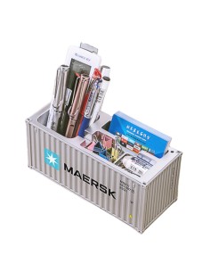 Organizador Escritorio Porta Pinceles Contenedor Maersk