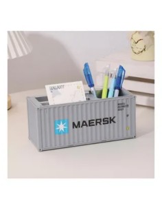 Organizador Escritorio Porta Pinceles Contenedor Maersk 2