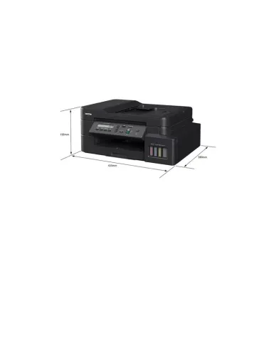 Impresora A Color Multifunción Brother Inkbenefit Tank Dcp-t720dw Con Wifi Negra 220v - 240v