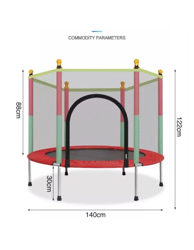 Mini Cama Trampolín Elástica Pequeña Para Niños / Todokcl