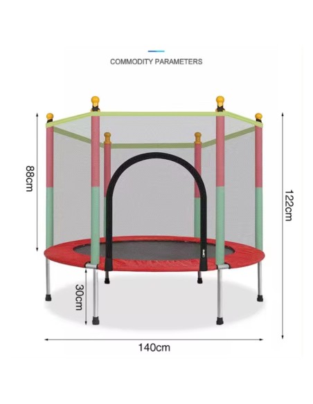 Mini Cama Trampolín Elástica Pequeña Para Niños / Todokcl
