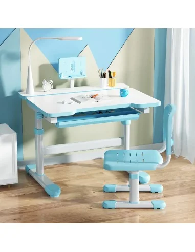 Escritorio de estudios Reclinable Ajustable Niños Azul / Todokcl
