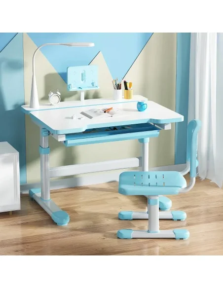 Escritorio de estudios Reclinable Ajustable Niños Azul / Todokcl