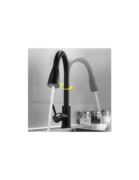 Llave Monomando Negra A10978