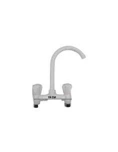 Llave Blanca Dos Manillas Cuello de Cisne A10994 2