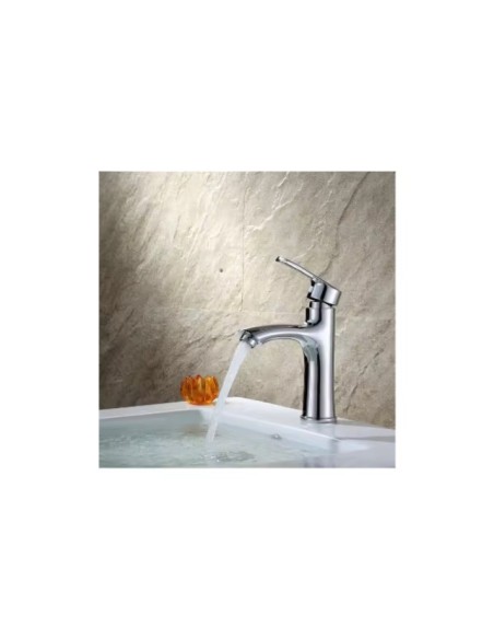 Llave Lavamanos Monomando Grifería Baño Con Flexibles Cromad A10989