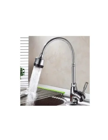 Llave Grifería Lavaplatos Flexible Doble Chorro A10996