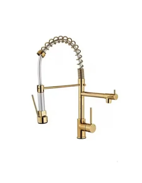 Llave Lavaplatos Monomando Dorada A11741