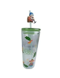 Vasos de Cristal con Tapa Ajustada T-00039-3